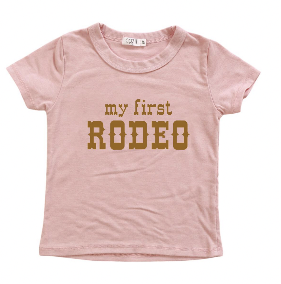 Cozii S/S TEE MY FIRST RODEO-Ballet Pink