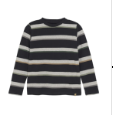 Minymo L/S Tee 133704 Stripe Navy