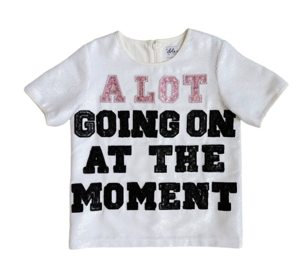 Lola and The Boys A Lot Going On Sequin T-shirt