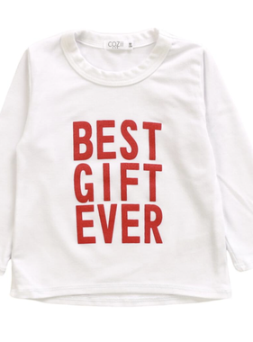 Cozii L/S CREW TEE-BEST GIFT EVER