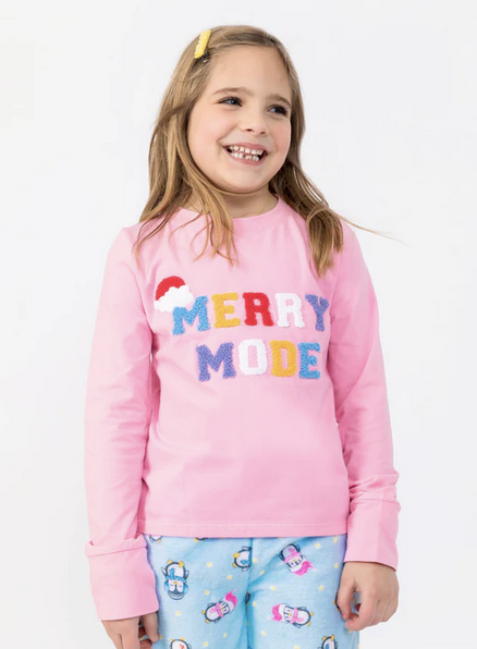 Preppy Goose Merry Mode L/S Top