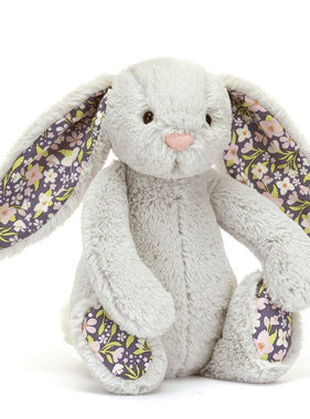 Jellycat Blossom Silver (Grey) Bunny 'Bloom' Little  BPS6BJ