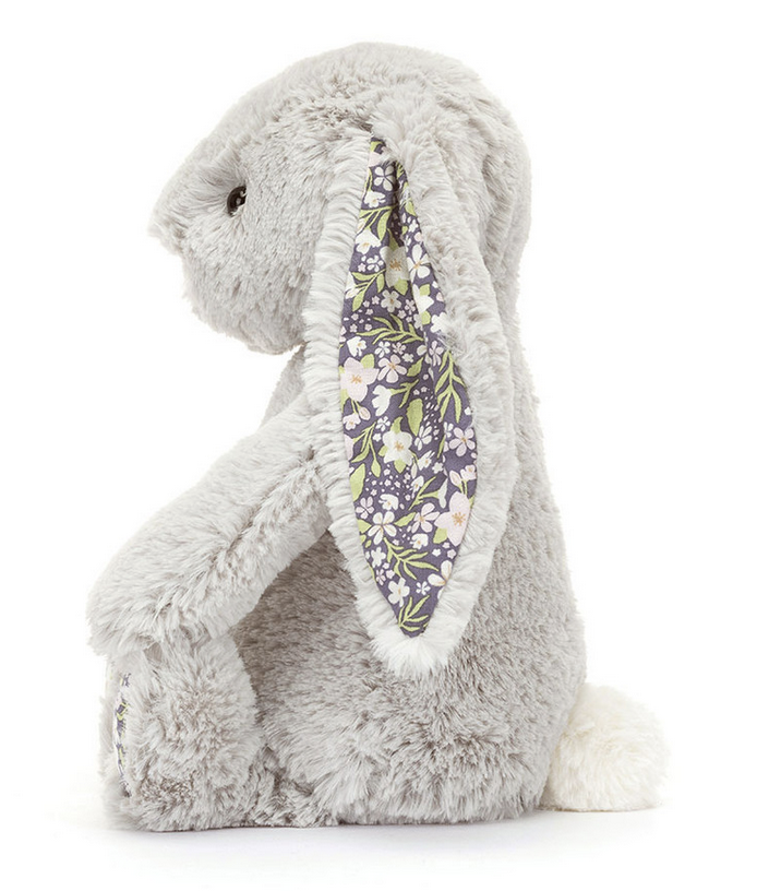 Jellycat Blossom Silver (Grey) Bunny 'Bloom' Little  BPS6BJ