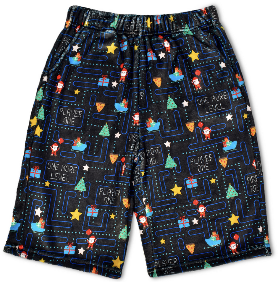 Iscream Game On Santa! Plush Board Shorts 820-3208