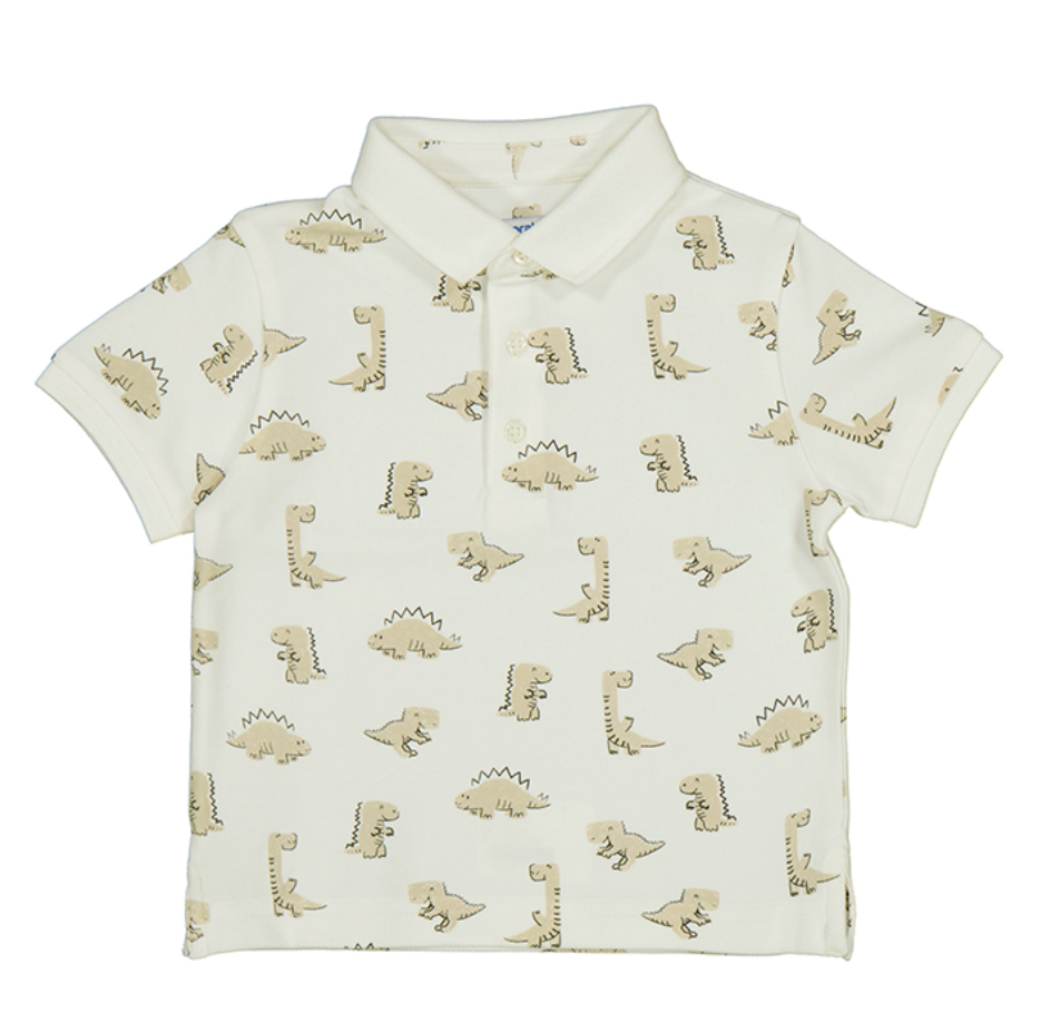 Mayoral 1109 65 S/s polo Dino-Cream