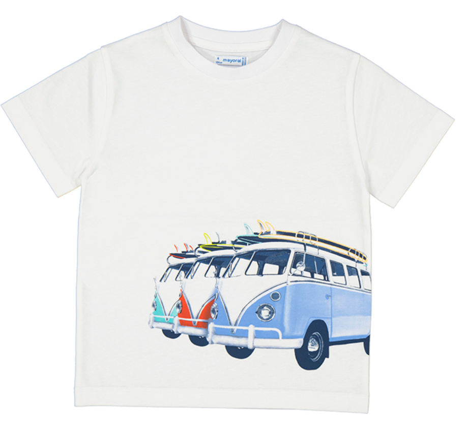 Mayoral 3047 95 S/s t-shirt  VW Bus White