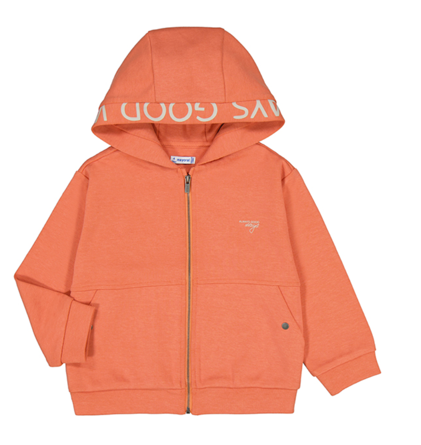 Mayoral 3423 36 Hoodie-Dark Peach