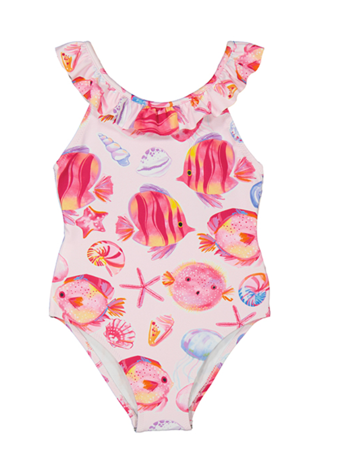 Mayoral 3719 85 One Piece Swimsuit Fish