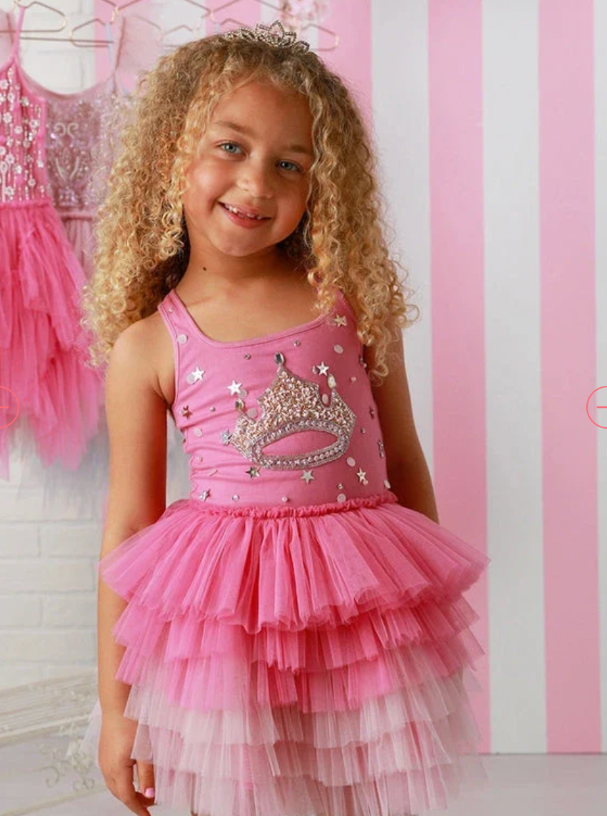 Ooh! La La! Couture Tiara Tutu Dress-Candy Pink