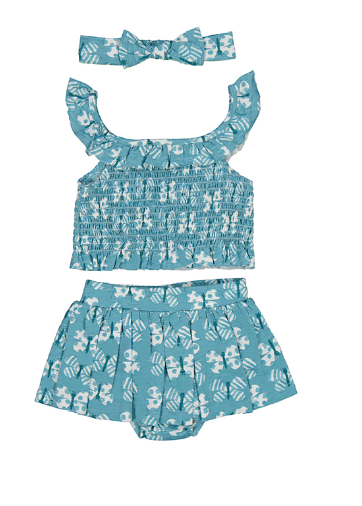 Mayoral 1930 11 Skirt Set Emerald