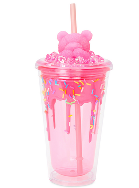 Iscream Pink Bear Sprinkles Tumbler 870-219