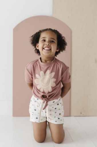 Babysprouts GIRL'S TIE FRONT SHIRT