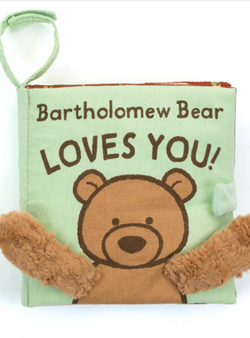 Jellycat Bartholomew Bear Loves You Book