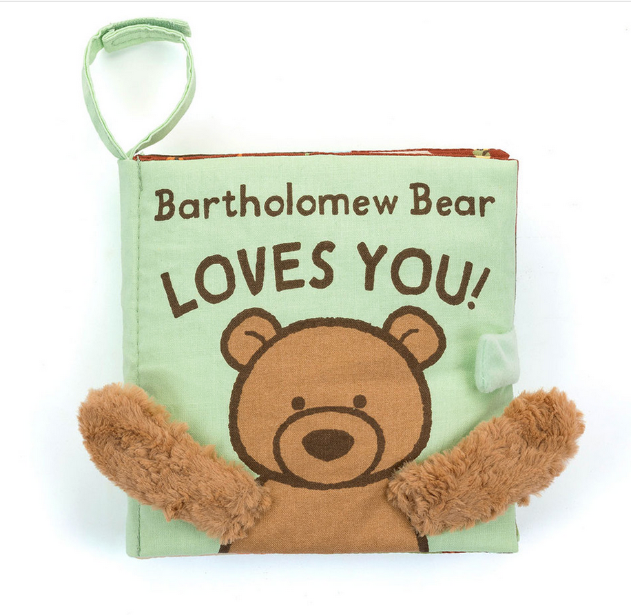 Jellycat Bartholomew Bear Loves You Book