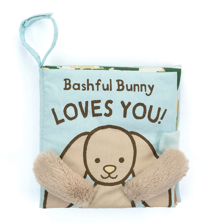 Jellycat Bashful Bunny Loves You Book BK4BBLY