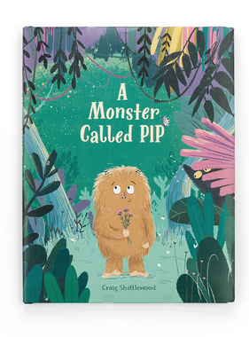 Jellycat A Monster Called Pip Book BK4MCP