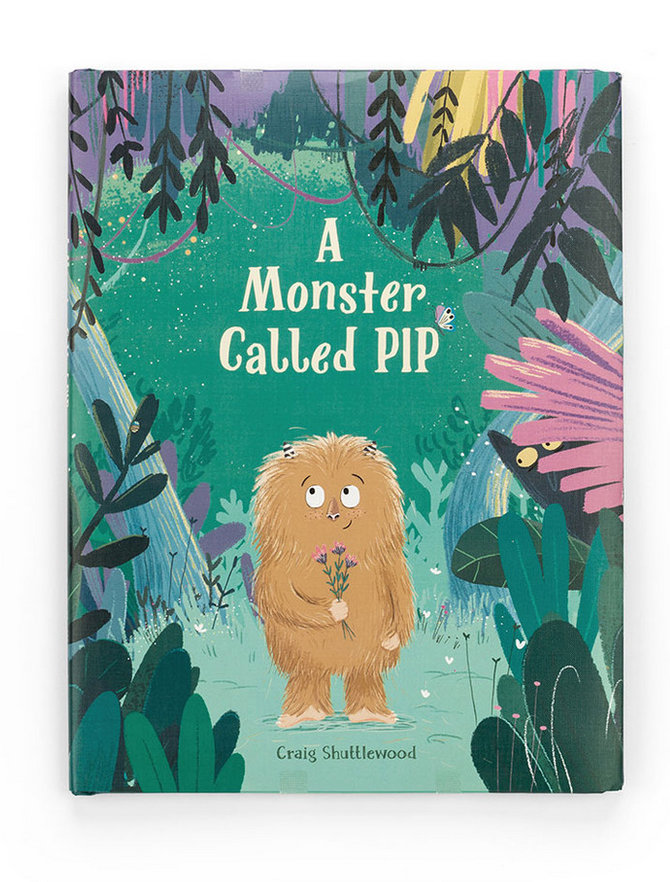 Jellycat A Monster Called Pip Book BK4MCP