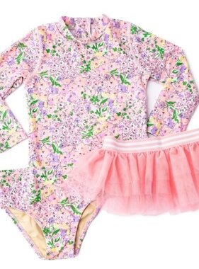 Shade Critters Rash Guard set & tutu - petal pink