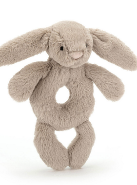 Jellycat Bashful Bunny Beige Ring Rattle BRR4B