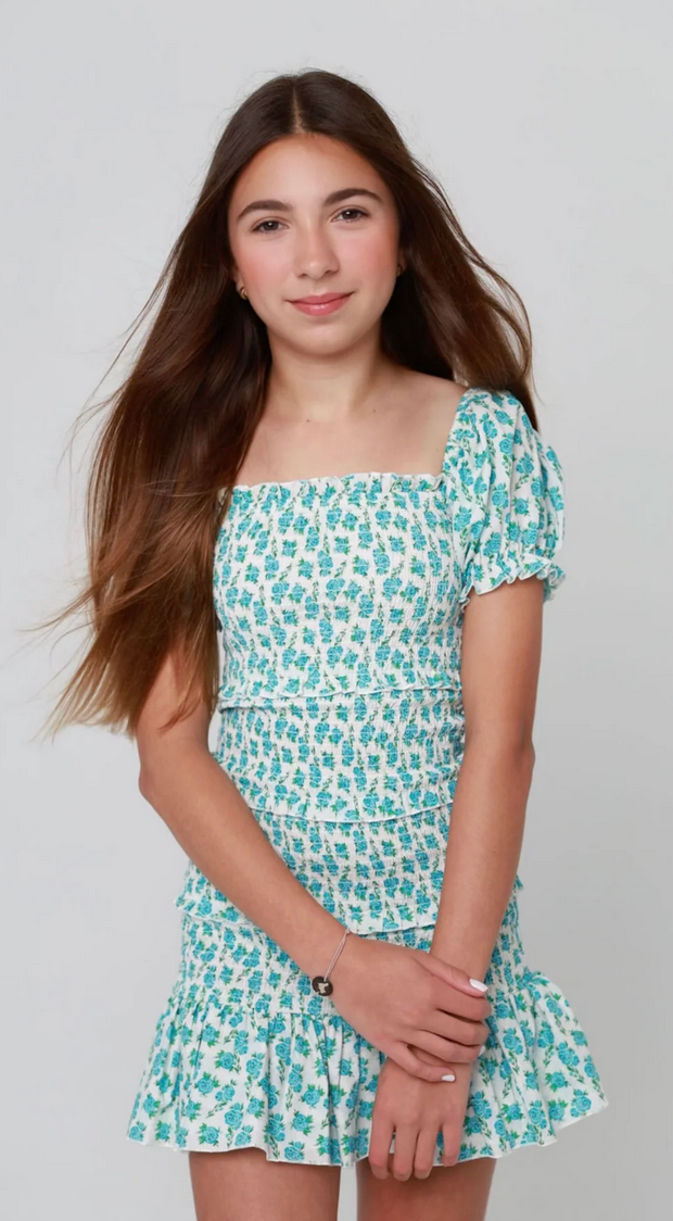 Summer Loving Milou Dress-Blue Floral