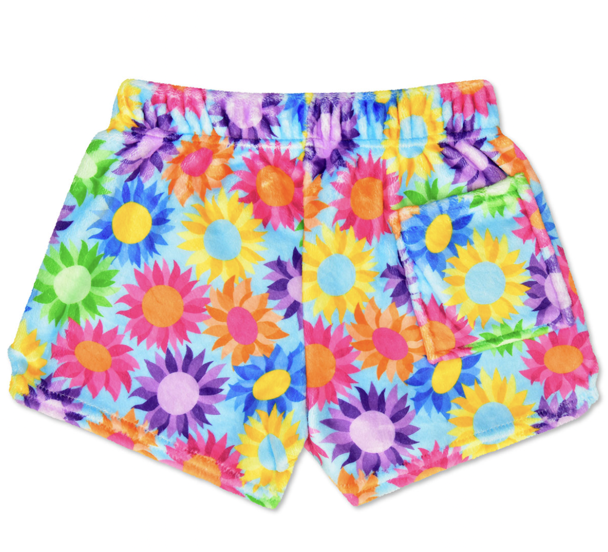 Iscream Colorful Sunflowers Plush Shorts 820-3509