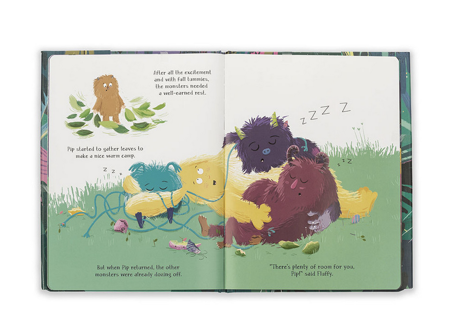 Jellycat A Monster Called Pip Book BK4MCP