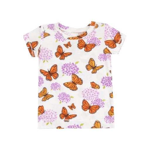 Angel Dear Monarch Butterflies And Milkweed S/S Loungewear Set