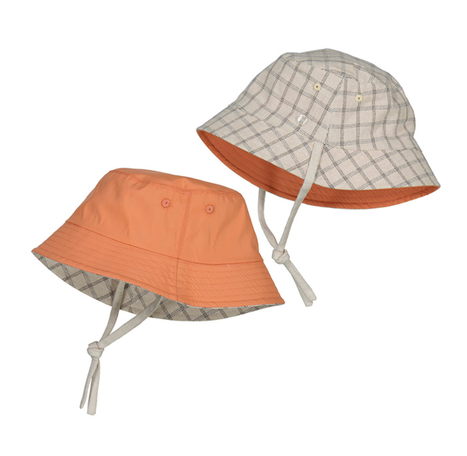 Mayoral 10877 52 Reversible bucket hat Peach