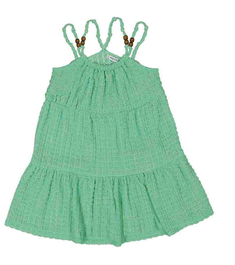 Mayoral 3936 91 Knitted Dress Aqua