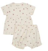 Minymo 2-Piece Set AOP Rib113920 Ladybug