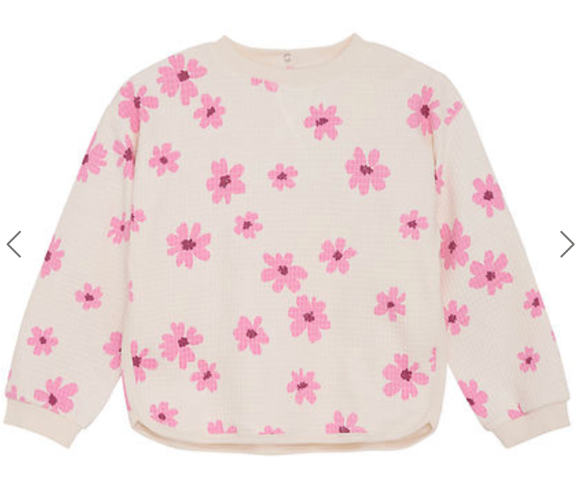 Minymo Sweatshirt LS AOP 123935 Floral