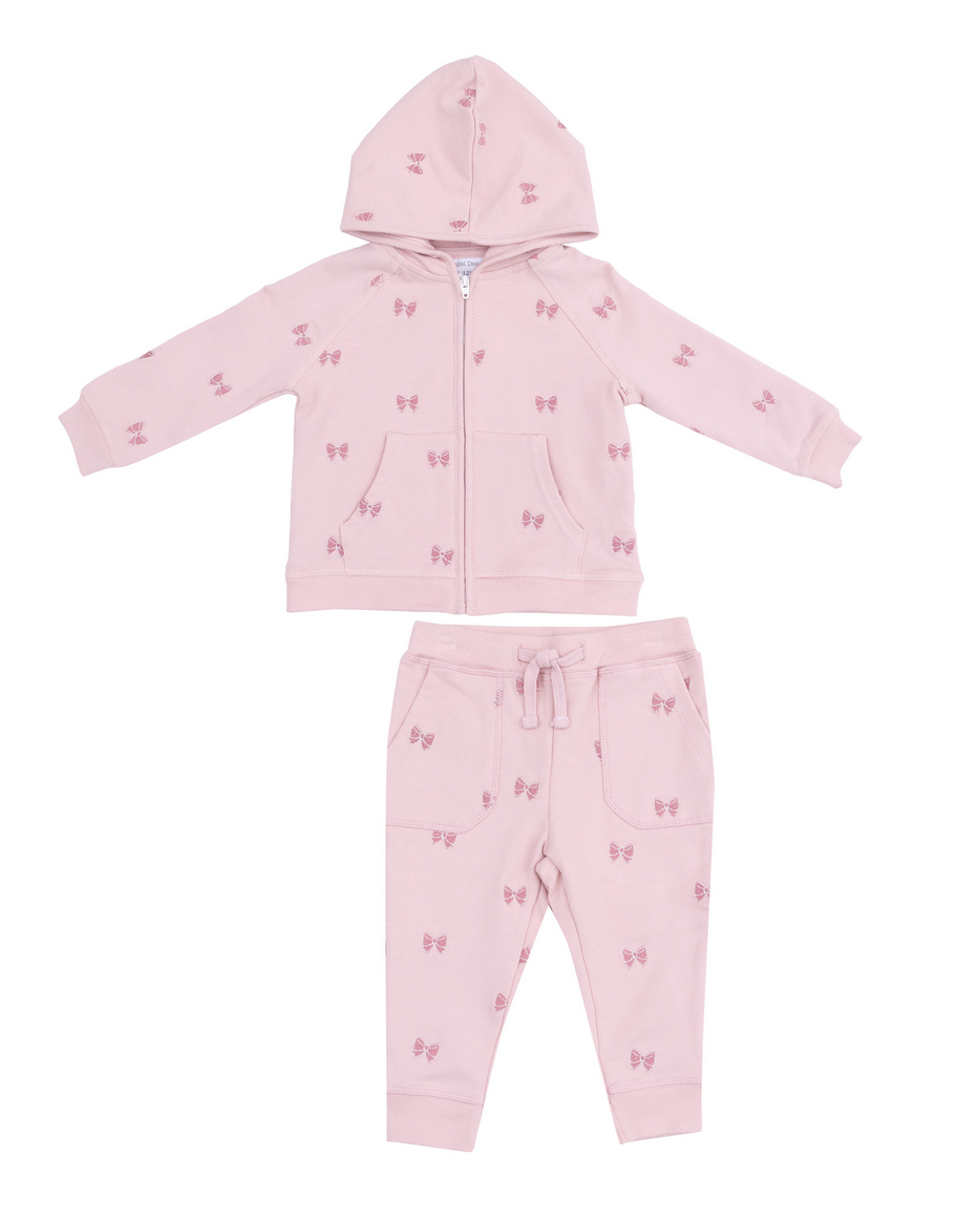 Angel Dear Bow French Terry Hoodie/Jogger