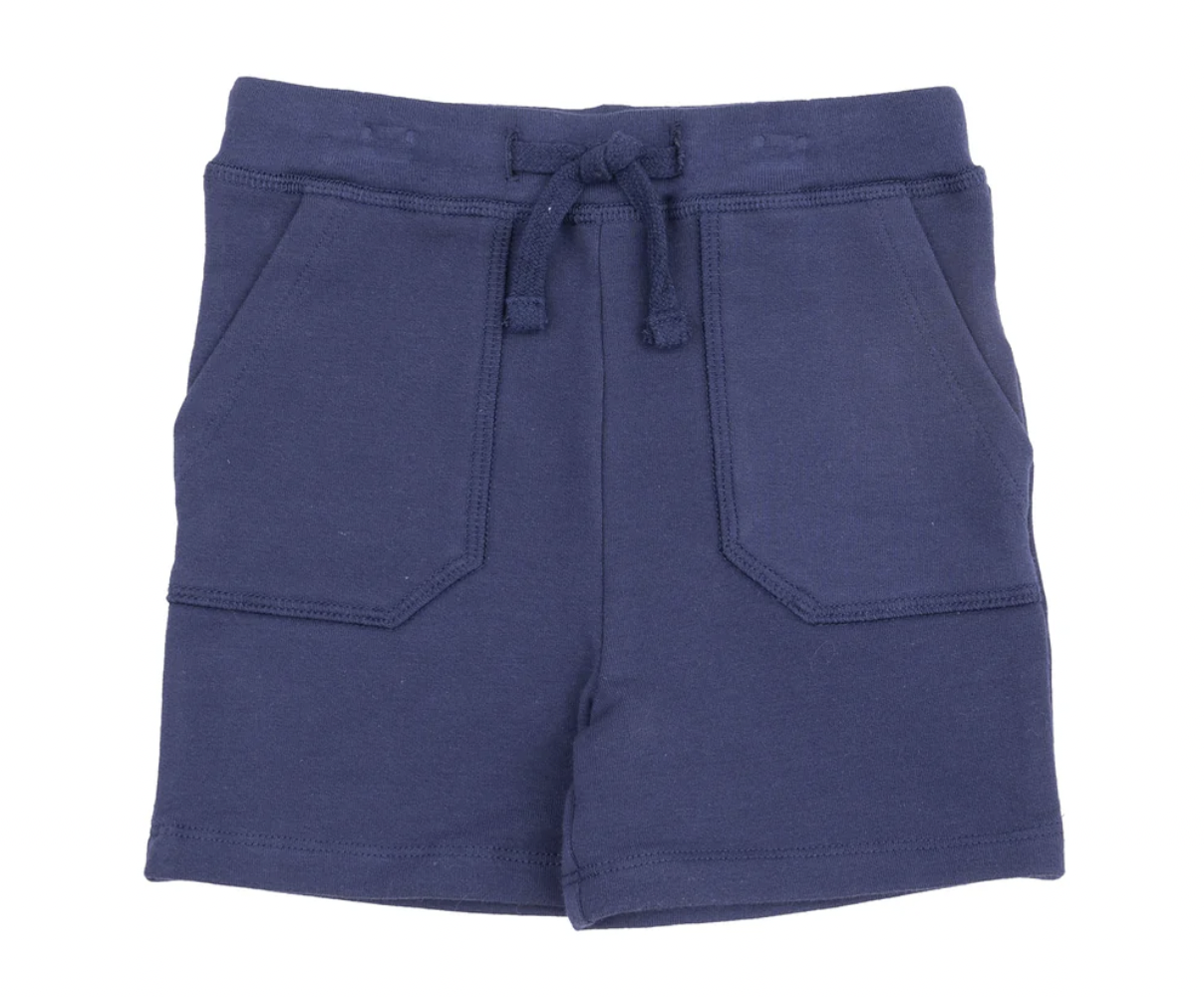 Angel Dear Navy Gingham Polo/ Short 830M-S25-NG