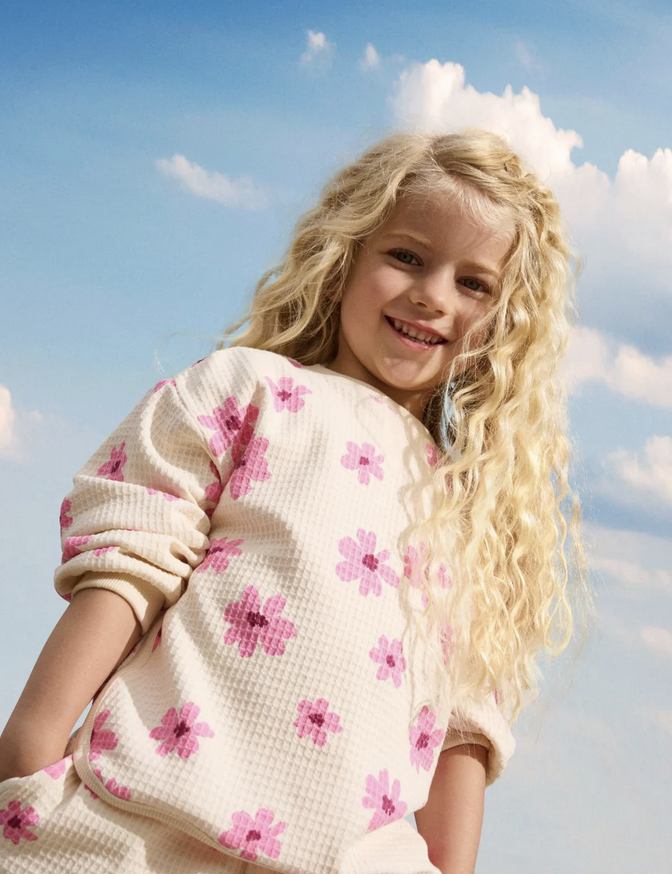 Minymo Sweatshirt LS AOP 123935 Floral