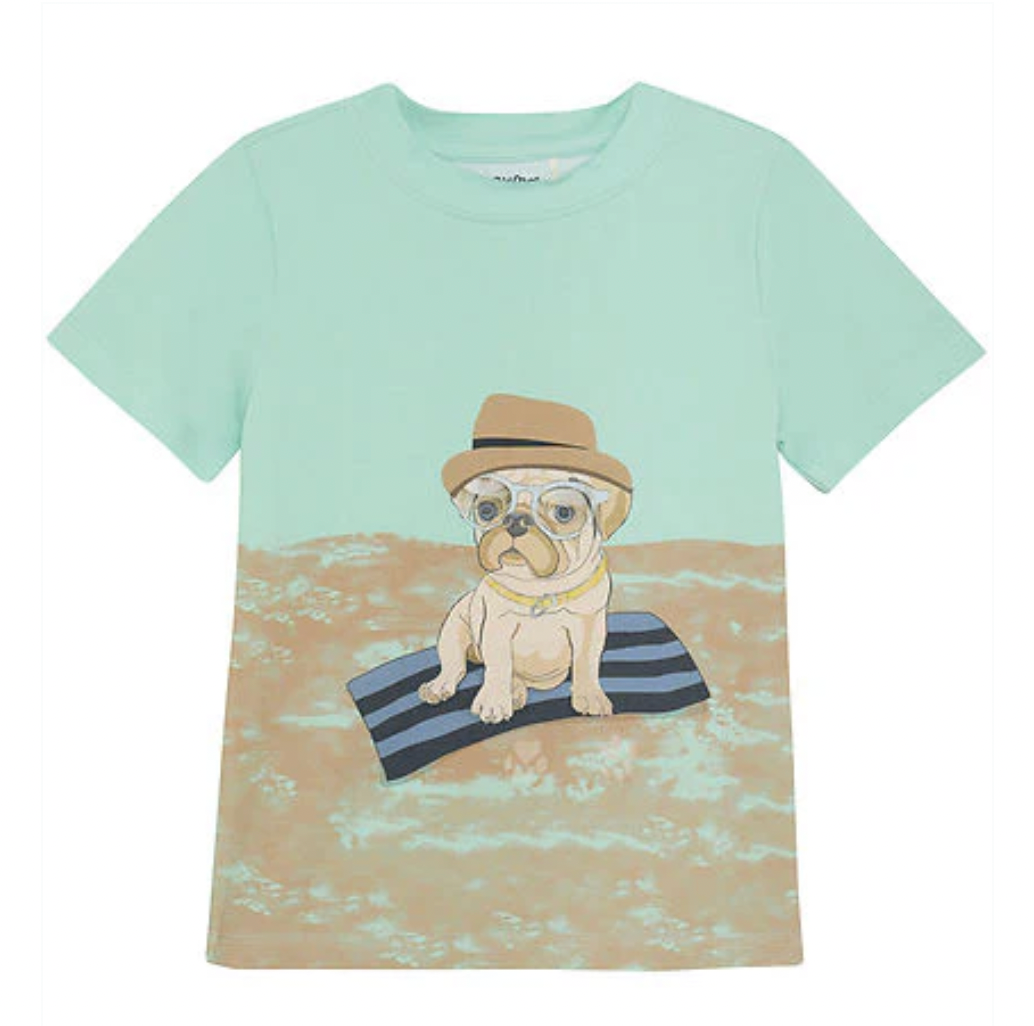 Minymo T-shirt SS 133924 Beach Dog