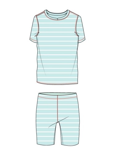 P.J. Salvage Kids PJ Set-Adrian Valencia