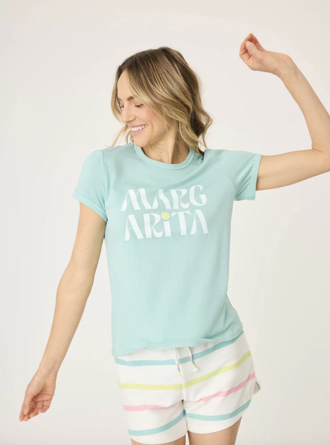 P.J. Salvage S/S Tee Lime & Sunshine