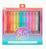 Ooly Oh My Glitter! Retractable Glitter Gel Pens - Set of 12 132-124