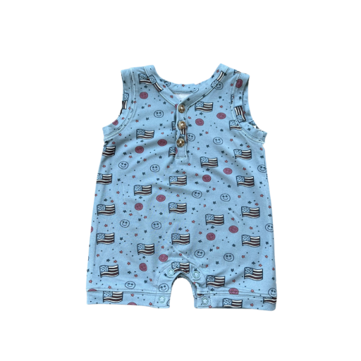 Babysprouts BOY'S SLEEVELESS ROMPER