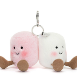 Jellycat Amuseables Pair of Marshmallows Bag Charm