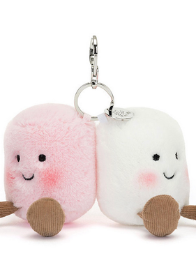 Jellycat Amuseables Pair of Marshmallows Bag Charm