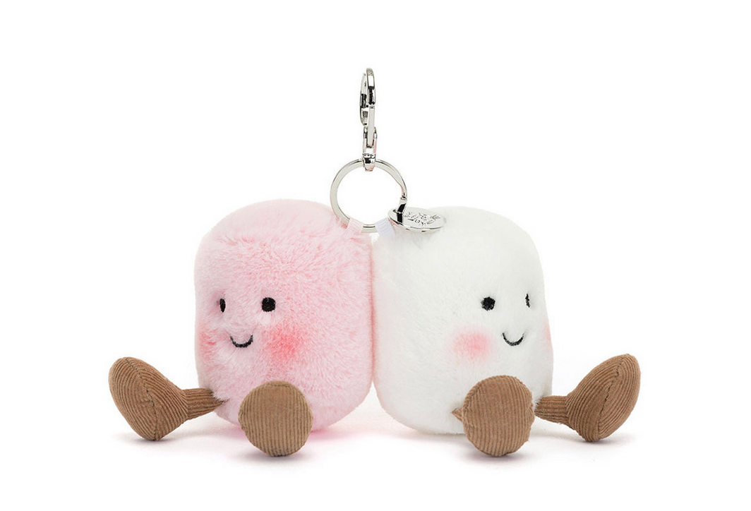 Jellycat Amuseables Pair of Marshmallows Bag Charm