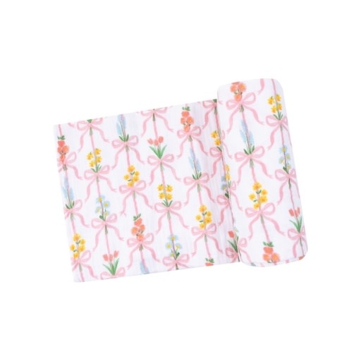 Angel Dear Ribbon Bouquets Swaddle Blanket