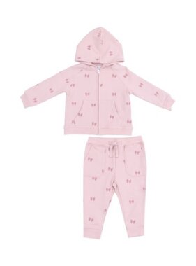 Angel Dear Bows French Terry Hoodie and Jogger