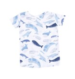 Angel Dear Blue Whales Short Lounge Wear Set