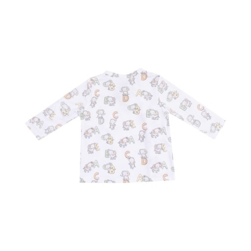 Angel Dear Vintage Elephant ABC Tmh Set With Roll Over Cuff Pant