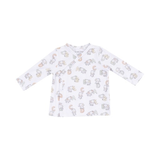 Angel Dear Vintage Elephant ABC Tmh Set With Roll Over Cuff Pant