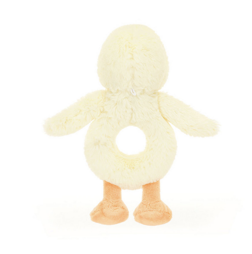 Jellycat Bashful Duckling Ring Rattle  BRR4DCK