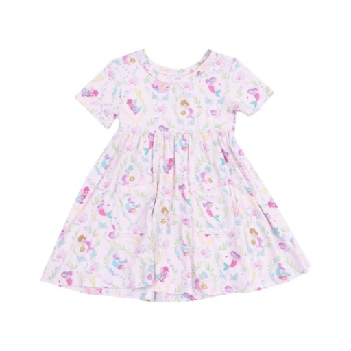 Angel Dear Mermaids S/S Twirly Dress
