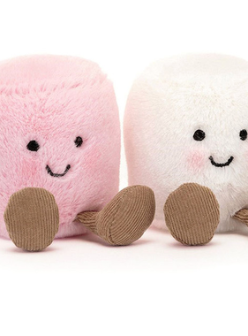 Jellycat Amuseables Pink and White Marshmallows A6MPW